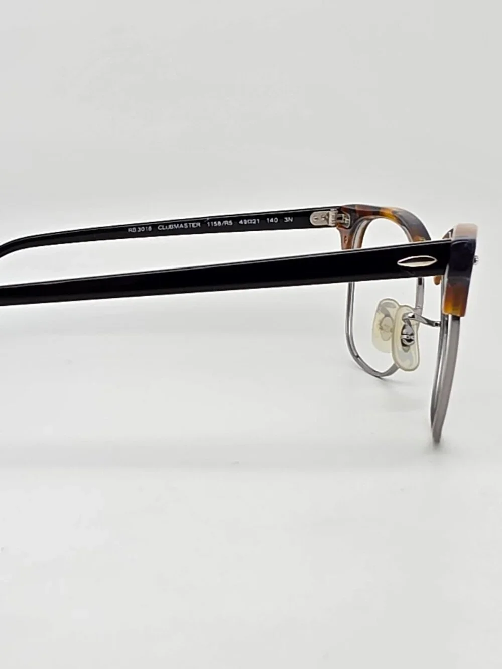 Ray-Ban RB3016 1158/R5 Clubmaster Fleck Blue Havana Sunglasses Frame Italy 49mm